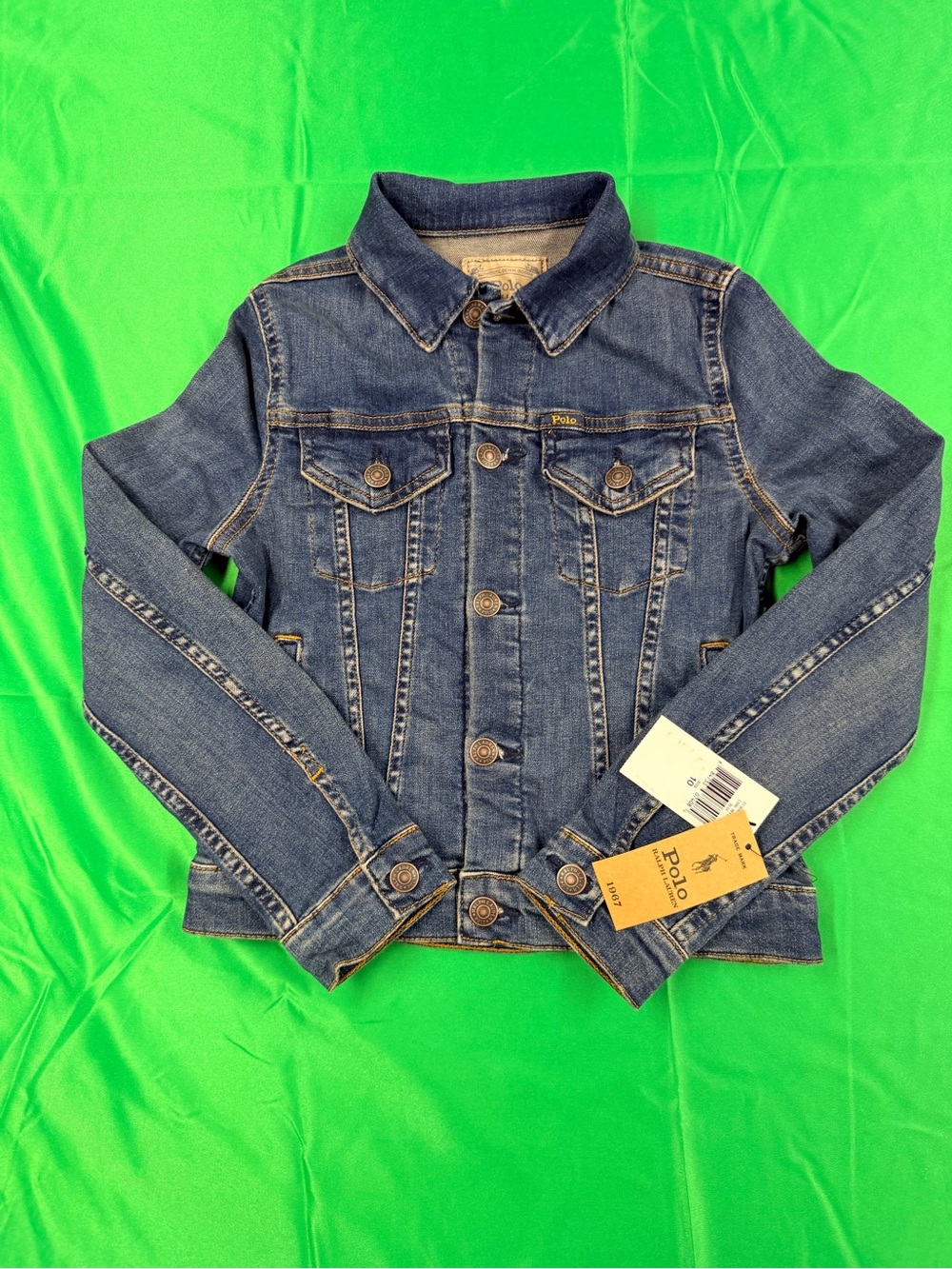 Ralph Lauren Kids Dark Blue Denim Jacket